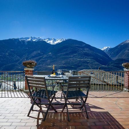 Panoramic Apartment Italian Alps Valtellina Near Sondrio, Tirano Poggiridenti Екстериор снимка