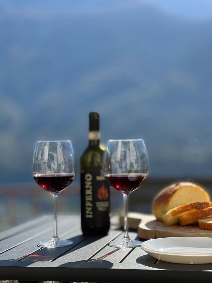 Panoramic Apartment Italian Alps Valtellina Near Sondrio, Tirano Poggiridenti Екстериор снимка